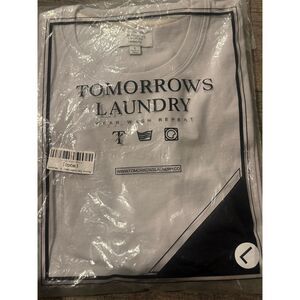 Tomorrow's Laundry Men's Scoop Tee Gray Size L Modern Fit